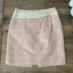 Antonio Melani Pencil Skirt Light Pink & Cream, size 10